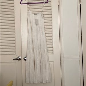 Joie white sparkly midi dress